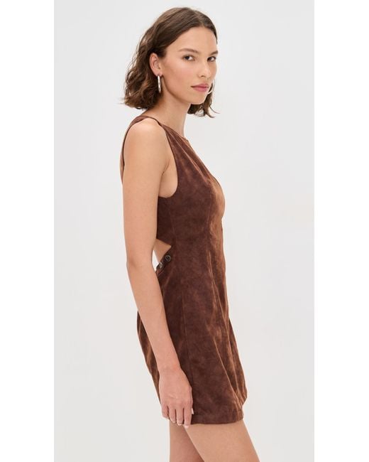 free people brown suede dress Free People Atlas Suede Mini Dress