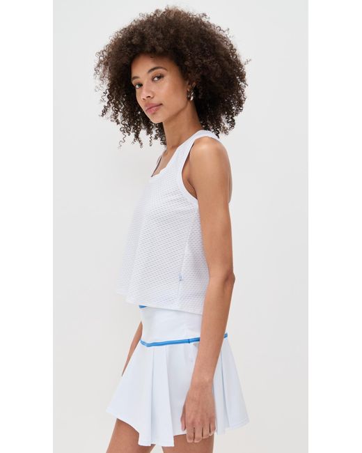 Addison Bay White Doubles Tank
