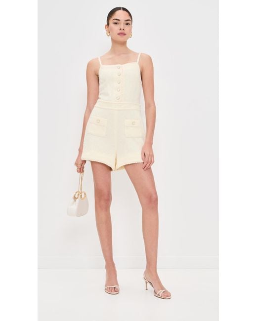 Jonathan Simkhai Natural Ginny Romper
