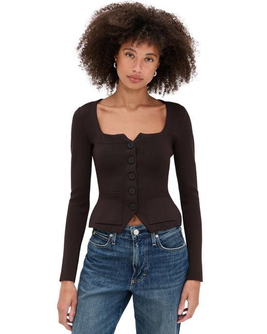 Staud Black Rachela Sweater