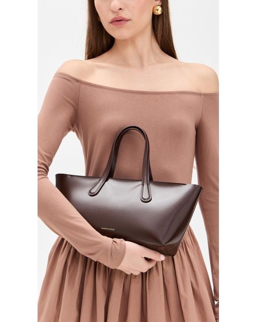 Mansur Gavriel Brown Mini Everyday Bag