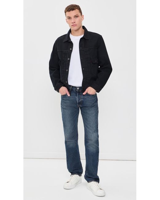 Levi's Black Type 2 Trucker Jacket for men