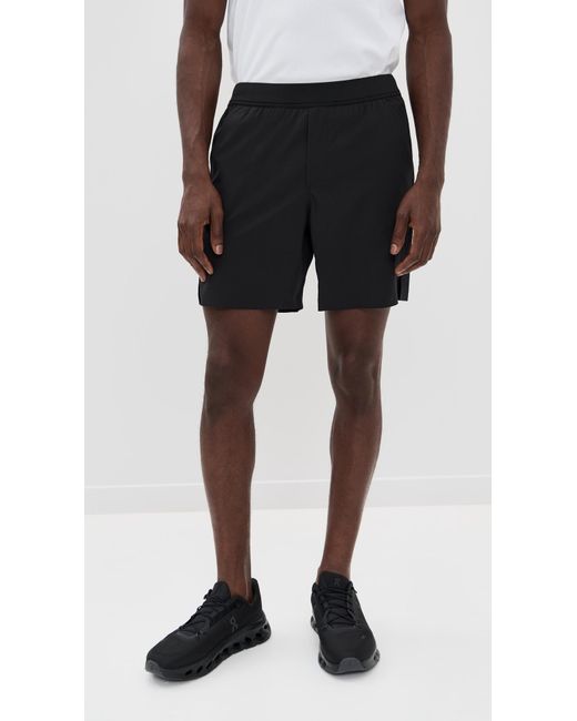 TEN THOUSAND Black Interval Lined Shorts 7 for men