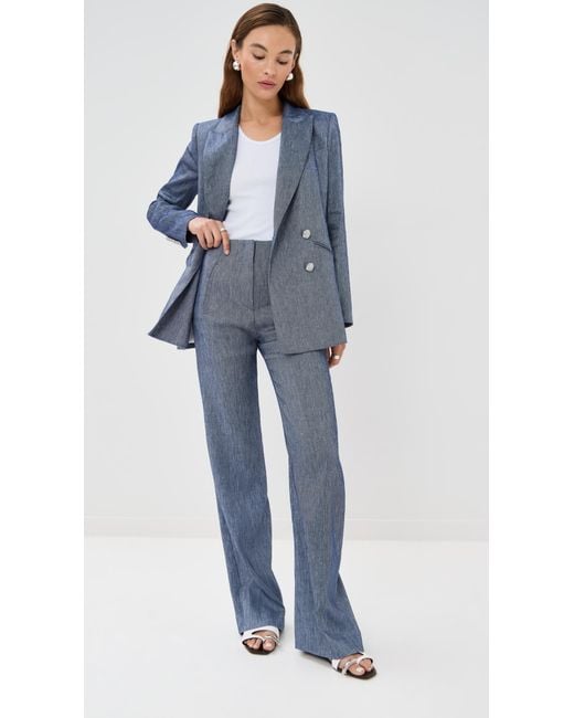 Veronica Beard Blue Jude Pants