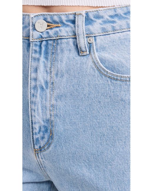 A.Brand Blue 94 High Straight Jeans