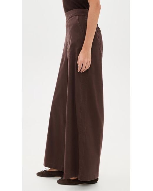 Splendid Brown Angie Texture Slubbed Pants
