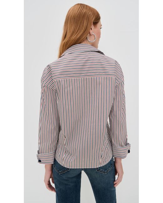 Veronica Beard Gray Draymond Shirt