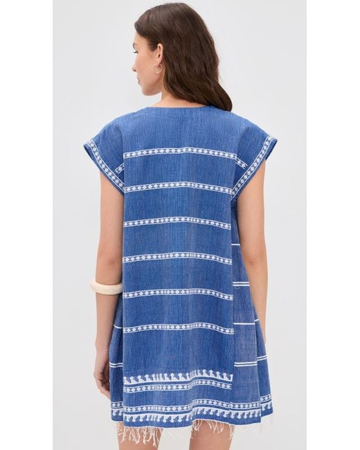 Lemlem Blue Elina Caftan
