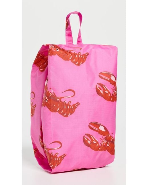 Baggu Pink 3D Zip Set