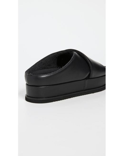 Roam Black Cross Stack Slides