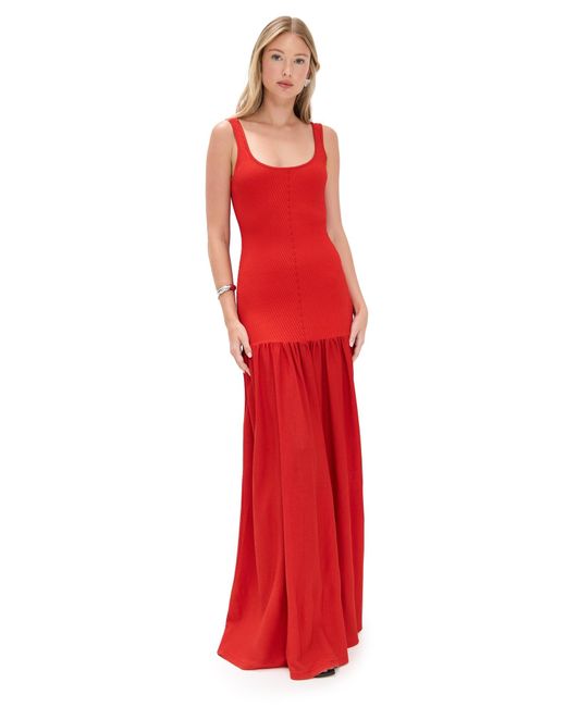retrofte Kennedi Knit Dress in Red | Lyst