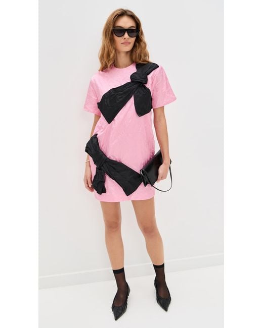 MSGM Pink Bow Dress