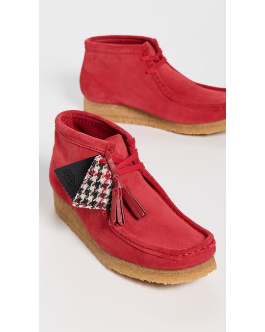 Clarks Red Wallabee Boots