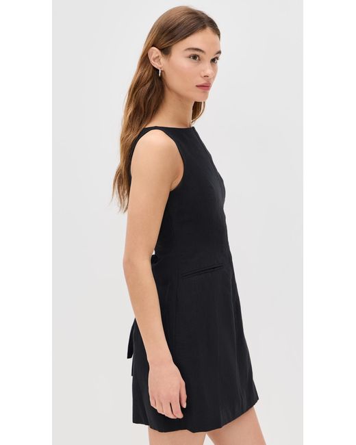 aligne black dress Darcy Square Neck Mini Dress