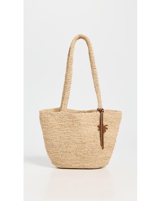 Manebí White Panier Medium Tote