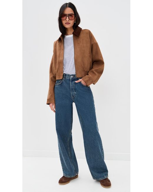Astr Blue Sorine Jacket