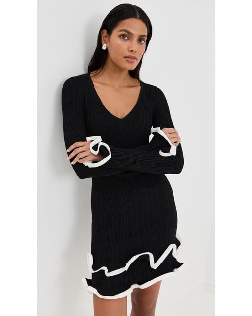 Jonathan Simkhai Avalon Mini Dress in Black | Lyst
