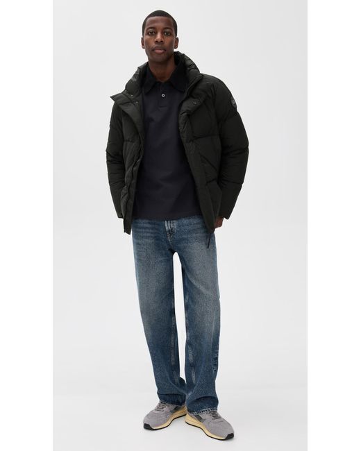 Canada Goose Black Everett Puffer Coat for men