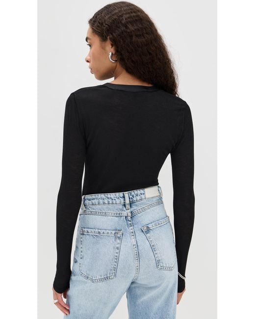 Veronica Beard Black Drexler Top