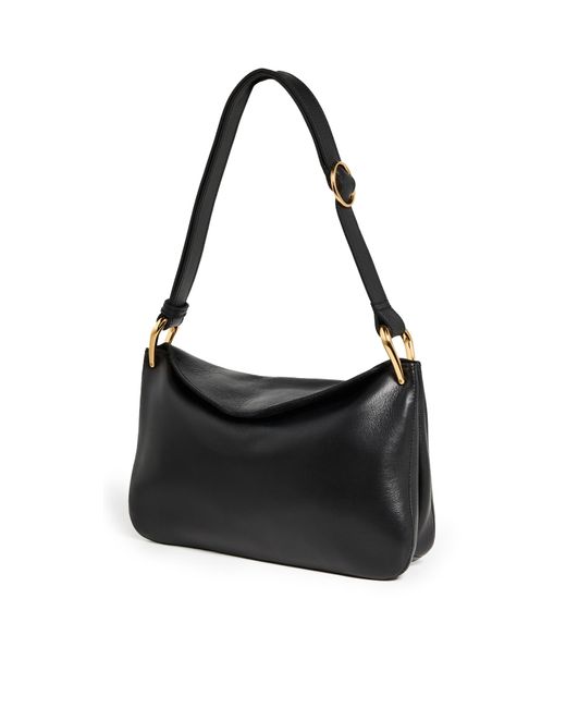 Madewell Black Soft Lid Shoulder Bag