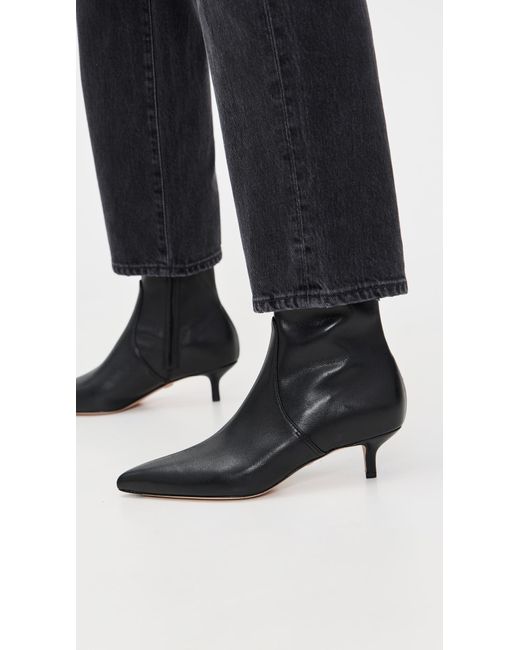 Veronica Beard Black Lisa Stretch Booties