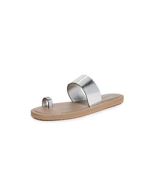 Tory Burch Black Toe Ring Flip Flops