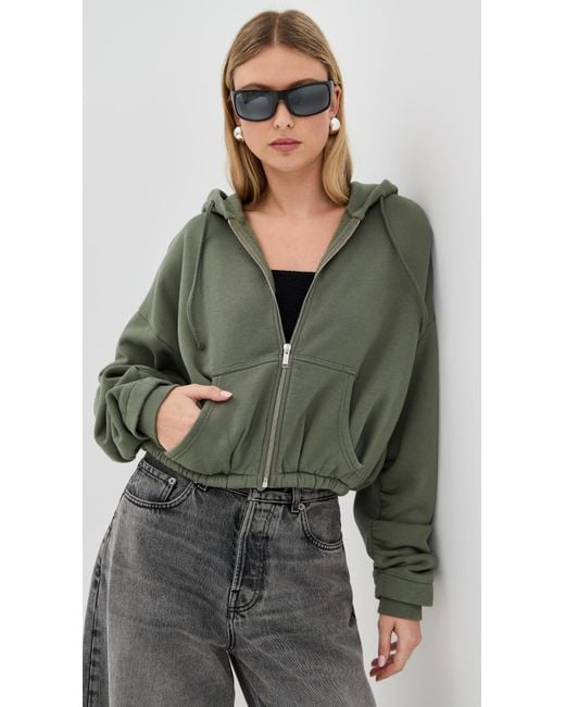 Halfboy Green Hoodie Zip Jacket