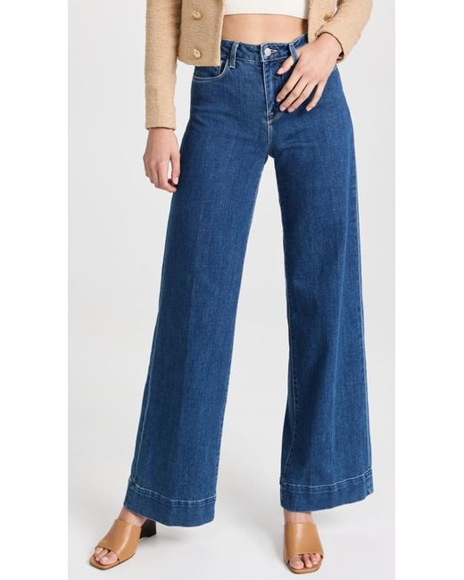 Lagence Denim Madden Wide Leg Jeans In Blue Lyst