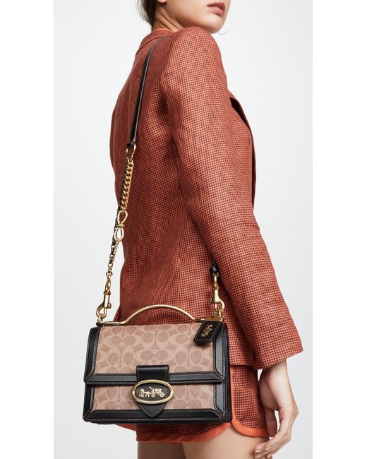 COACH Riley Top Handle 22 in Black Lyst Canada