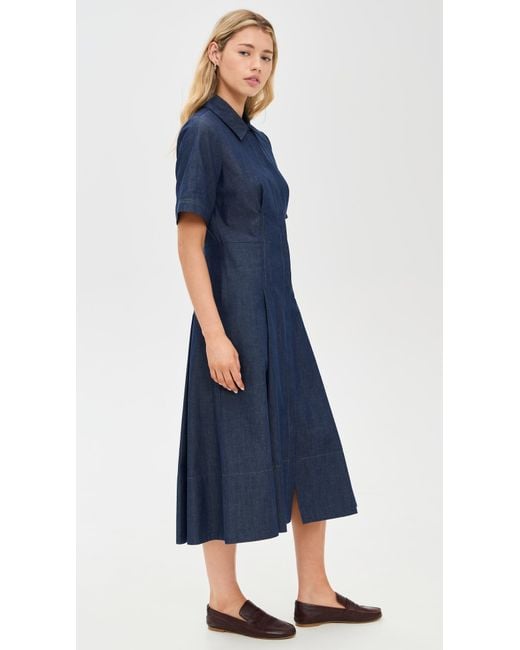 forever 21 denim maxi dress Button-Front Midi FWRD Renew Louis Vuitton Ankle length wedding dress Colour:Peacock 100% cotton