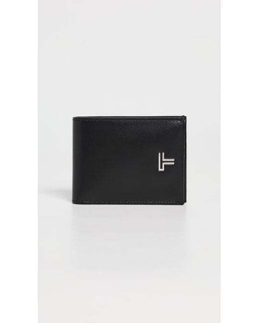 Tumi Black Double Billfold Wallet for men