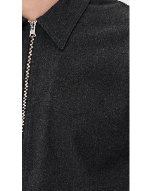 NN07 Black Virgil Zip Jacket for men
