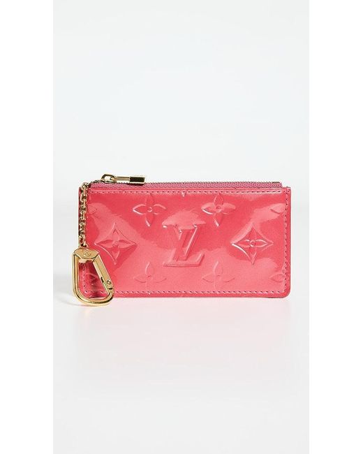 Louis Vuitton Womens Sarah Empreinte Vernis Leather Long Envelope Wallet Pink