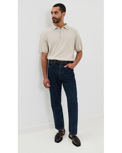 KNICKERBOCKER Black Madison Cotton Polo for men