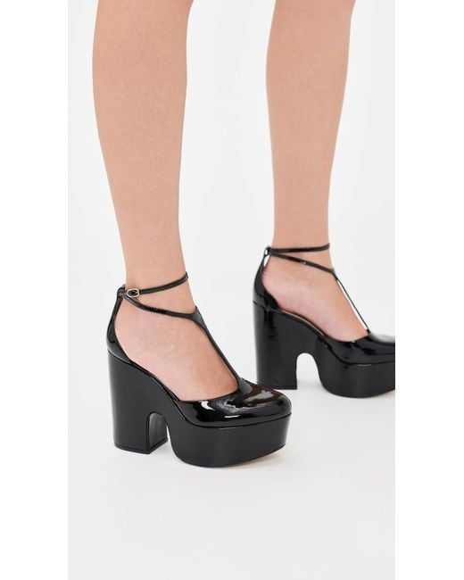 Alexandre Birman Black Thay Platform Heels
