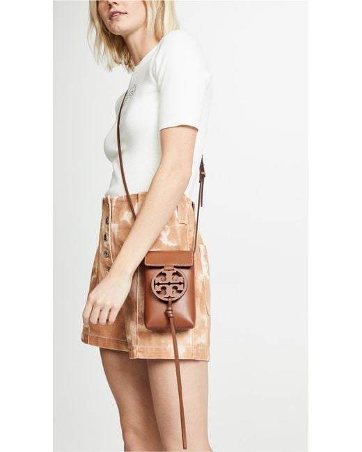 Tory Burch Miller Phone Crossbody Phone Pouch Lyst