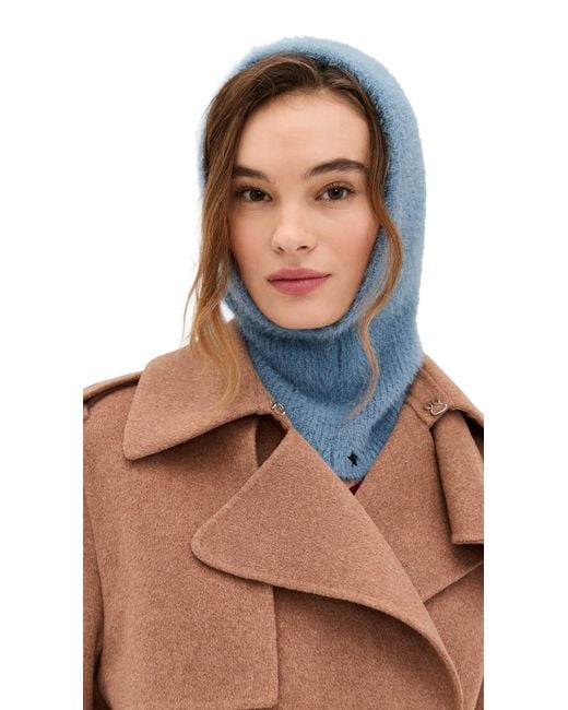Jocelyn Blue Knit Balaclava