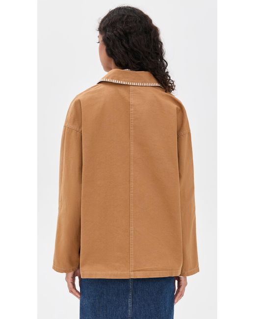 Bailey Rose Blue Western Stitch Jacket
