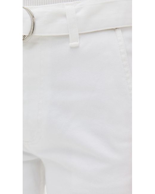 Rag & Bone White Andi Jeans With Belt