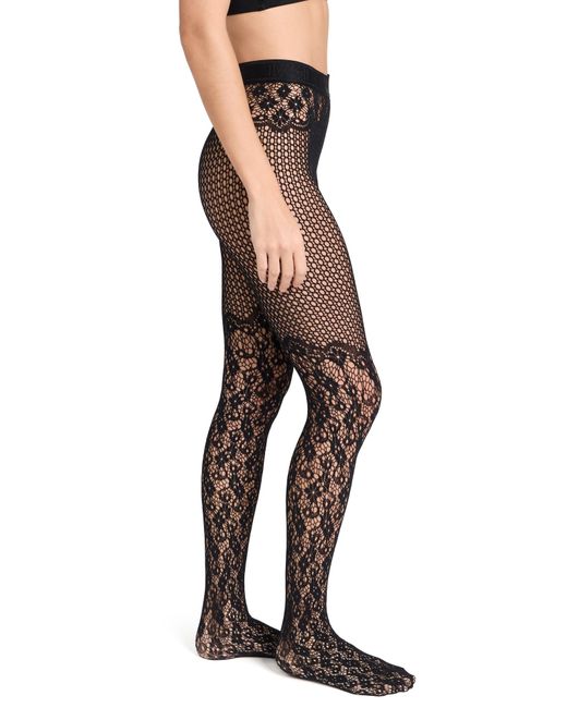 Wolford Black Woford Fower Ace Tight Back