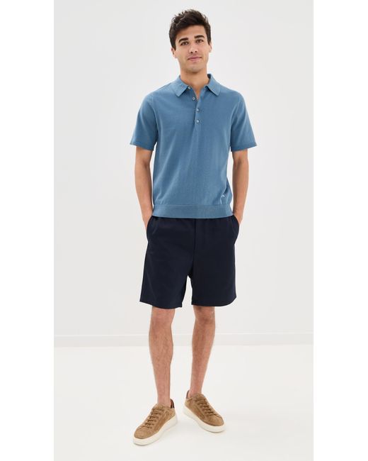 Paul Smith Blue Sweater Polo for men