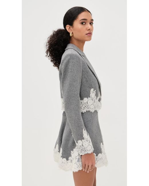 LoveShackFancy Black Icarus Jacket