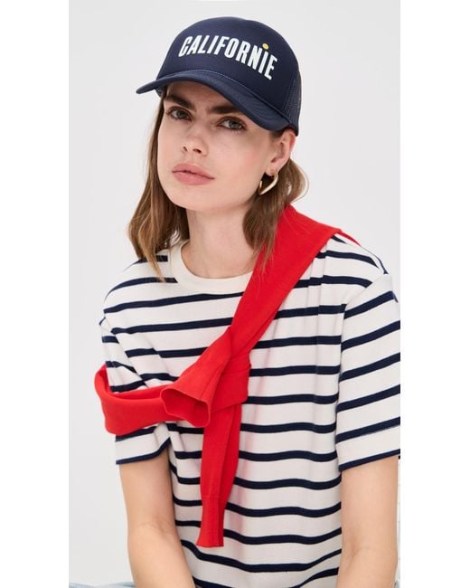 Clare V. Blue Trucker Hat