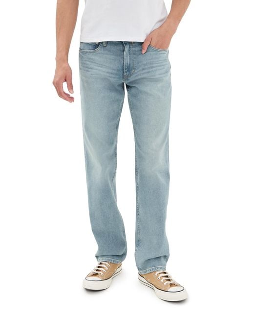 PAIGE Blue Doheny Heritage Relaxed Straight Jeans for men