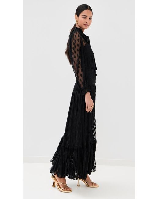 ulla johnson black lace dress Ulla Johnson | Women's Dita Wedding Guest Dress in Black