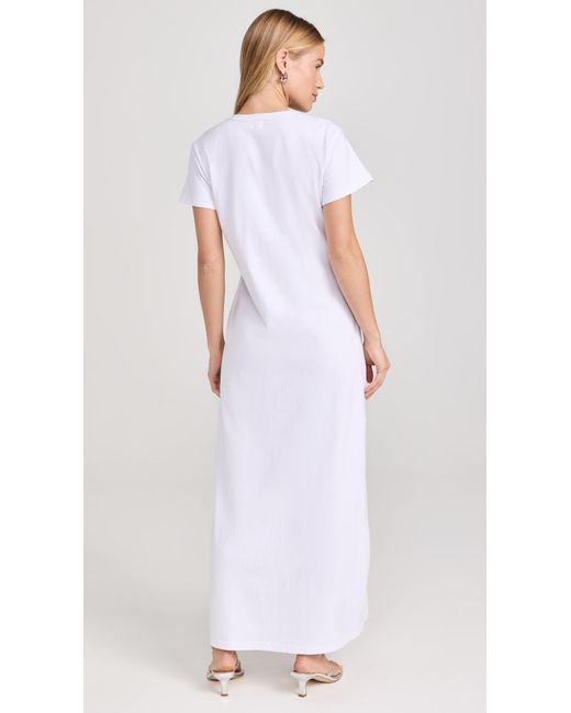 Leset White Margo Maxi Dress