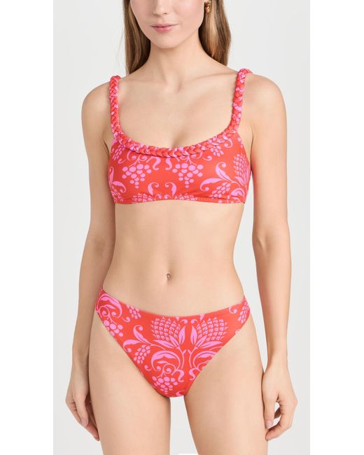 RHODE Pink Kiki Bikini Bottoms