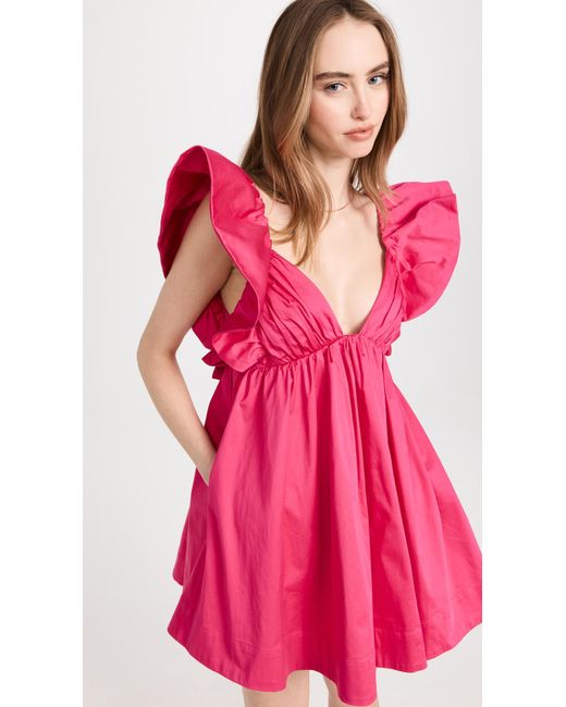 For Love & Lemons Clementine Mini Dress in Pink Lyst