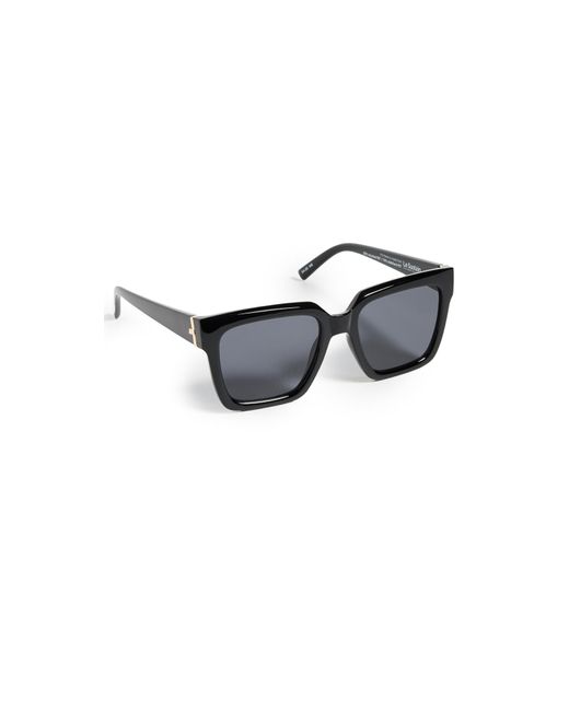 Le Specs Black Trampler Sunglasses