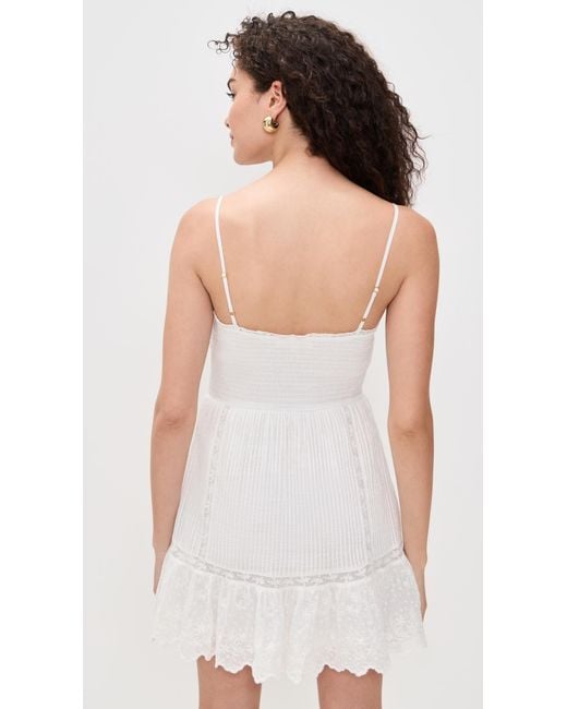 LoveShackFancy White Maera Dress